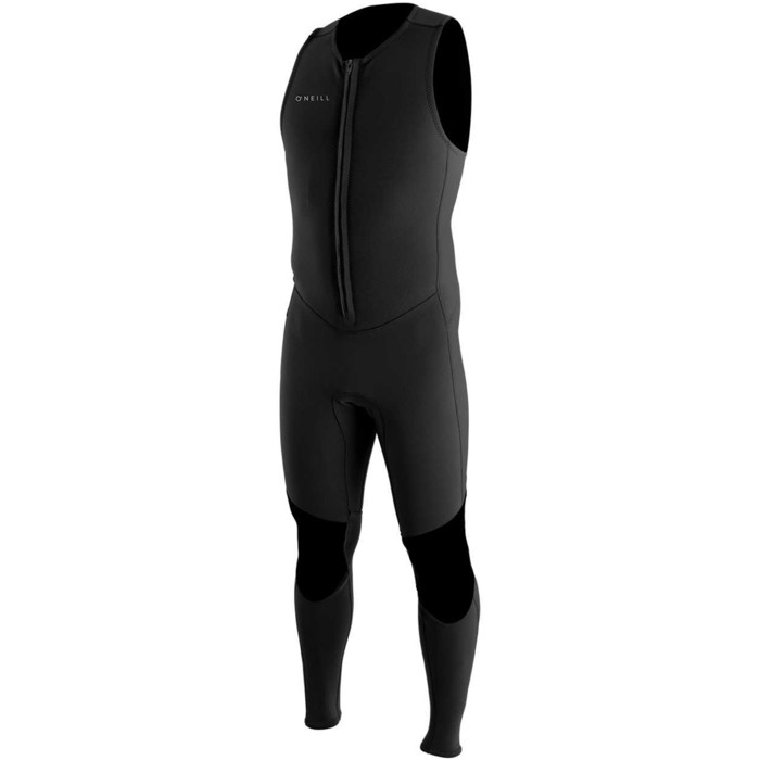 2024 O'Neill Reactor II 1.5mm Neoprene Front Zip Long John Neopreno 5047 - Black