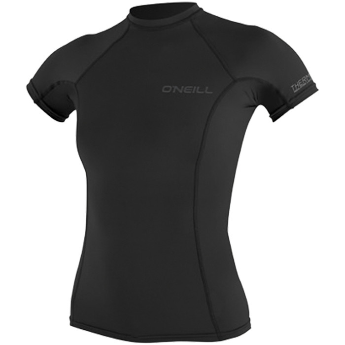 2024 O'neill Camiseta De Manga Corta Thermo-x 5008 Para Mujer - Negra