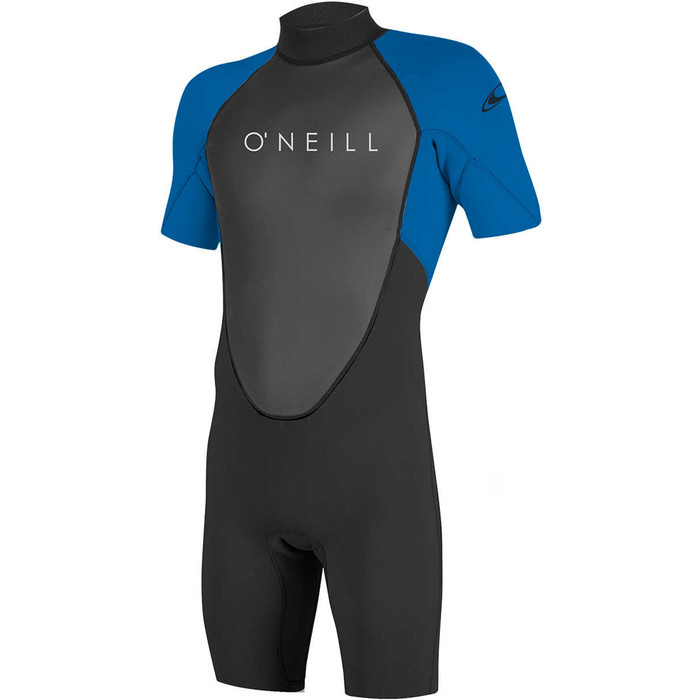 2024 O'Neill Youth Reactor II 2mm Back Zip Shorty Neopreno 5045 - Black / Ocean