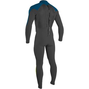 2024 O'Neill Youth Epic 3/2mm Back Zip GBS Wetsuit 4215 - Black / Ultra Blue