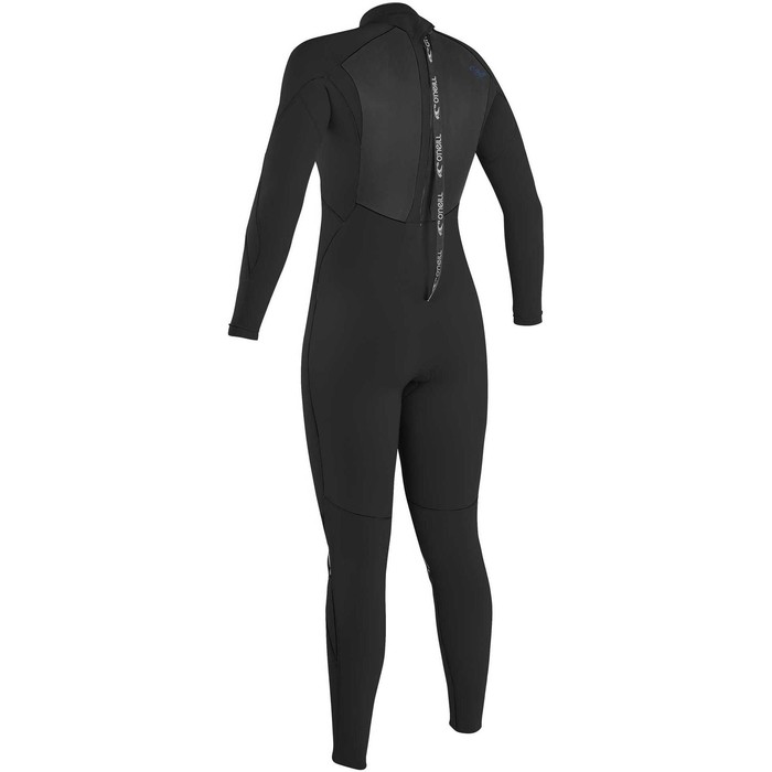 2024 O'Neill Mujer Epic 3/2mm Gbs Back Zip Neopreno 4213B - Black