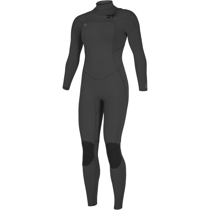 2023 O'Neill Womens Ninja 3/2mm Chest Zip GBS Wetsuit 5472 - Black