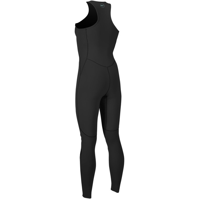 2024 O'Neill Womens Reactor II 1.5mm Front Zip Long Jane Wetsuit 5295 - Black