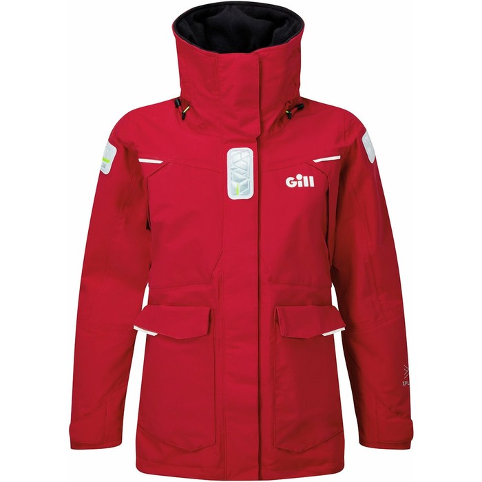 2024 Gill Mujer Os2 Chaqueta De Navegacin En Alta Mar Os25jw - Rojo