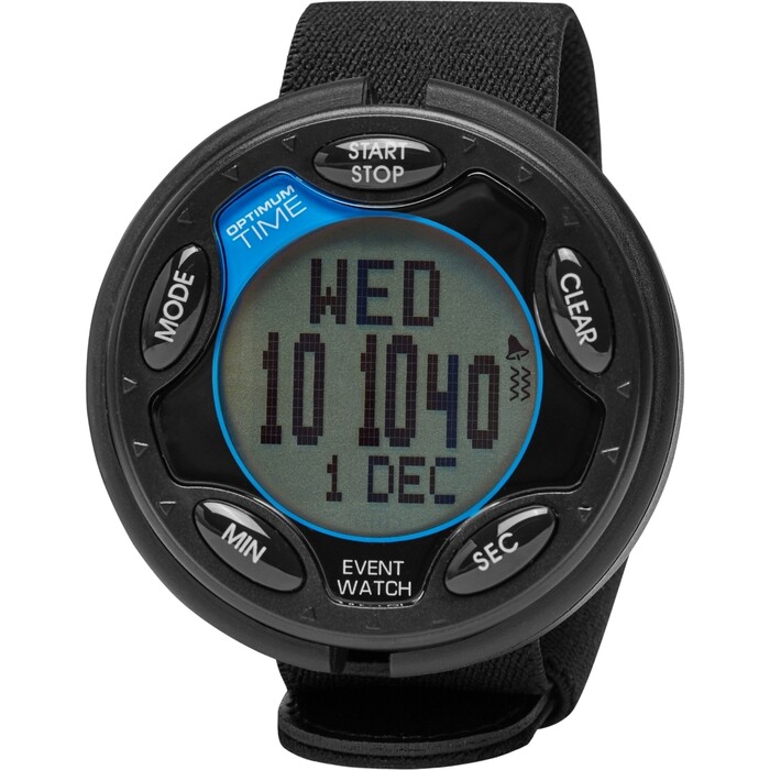 2024 Optimum Time Oe Series 14r Reloj De Eventos Jumbo Recargable Oe1461r - Negro