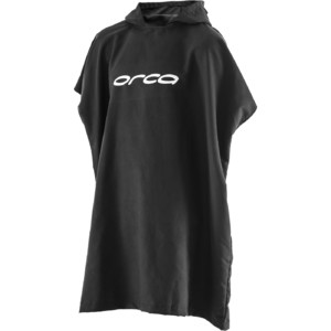 2024 Orca Hooded Poncho / Changing Robe JVBWTT01 - Black