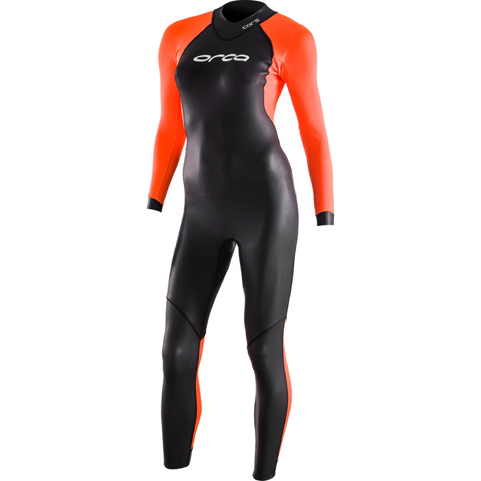 2022 Orca Mujer Core Hi-Viz Open Water Swim Neopreno LN674601 - Black / Hi-Vis