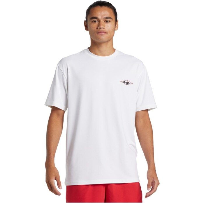 2024 Quiksilver Mens Everyday Surf Short Sleeve Tee AQYWR03153 - Snow White