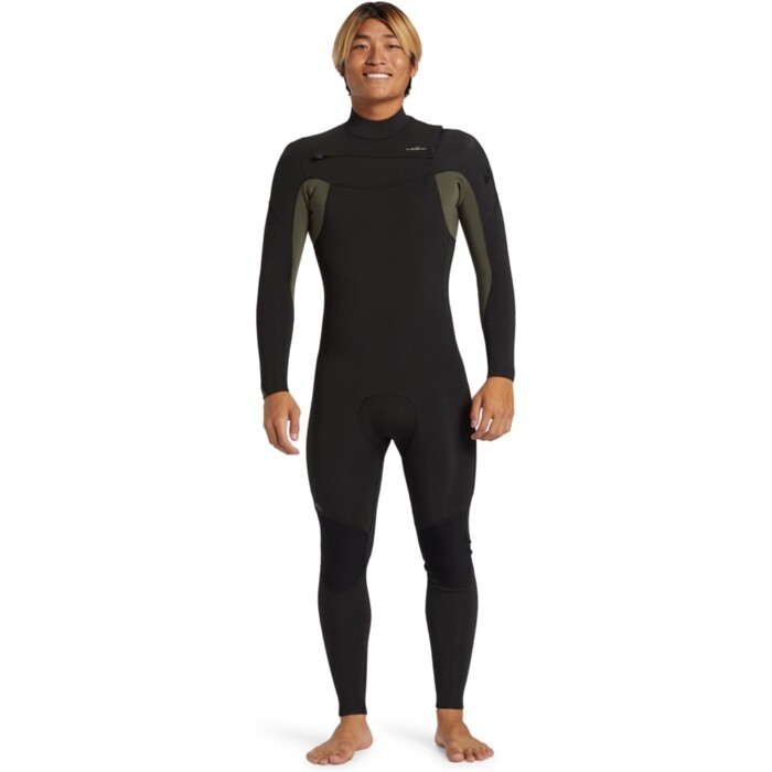 2024 Quiksilver Mens Everyday Sessions 3/2mm Chest Zip Wetsuit EQYW103202 - Thyme