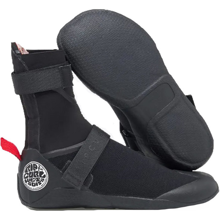 2024 Rip Curl Flashbomb 5mm Bota Neopreno Punta Redonda 114msa - Negro