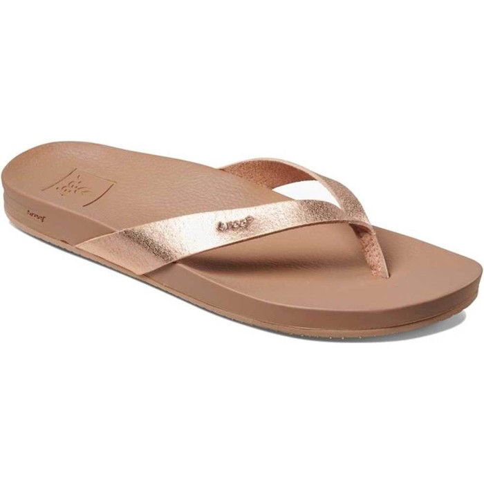 Reef Womens Cushion Bounce Court Flip Flops Rose Gold RF0A3FDS | Footwear |  Wetsuitoutlet | Wetsuit Outlet