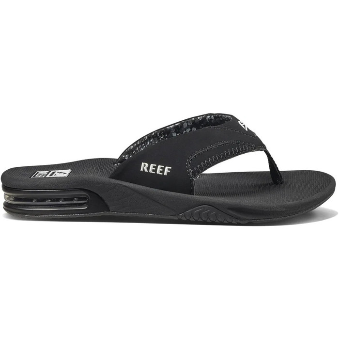 Chanclas Fanning Mujer Reef 2024 Rf001626 - Negro