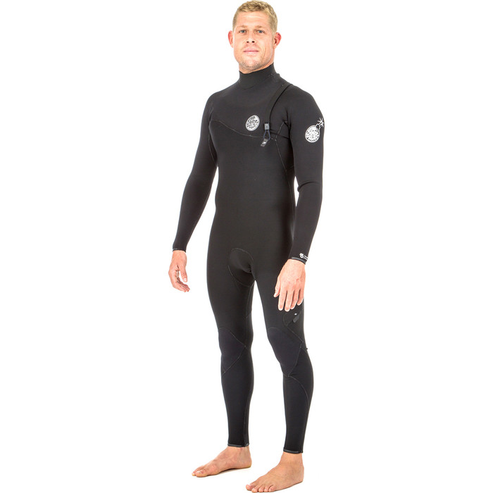 2019 Traje De Neopreno Con Zip Free Rip Curl Flashbomb 3/2mm Negro Wsm8rf