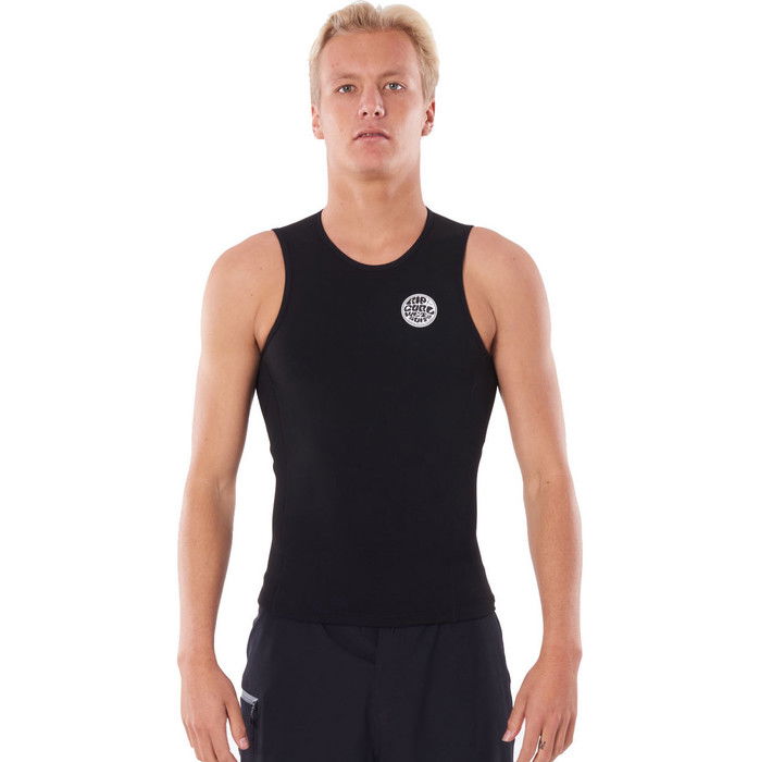 2024 Rip Curl Mens Flashbomb 0.5mm Sleeveless Vest WVEYCM - Black