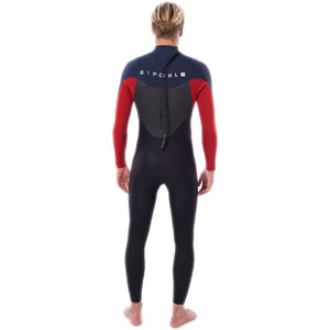 2021 Rip Curl Mens Omega 4/3mm Back Zip Wetsuit WSM8JM - Slate