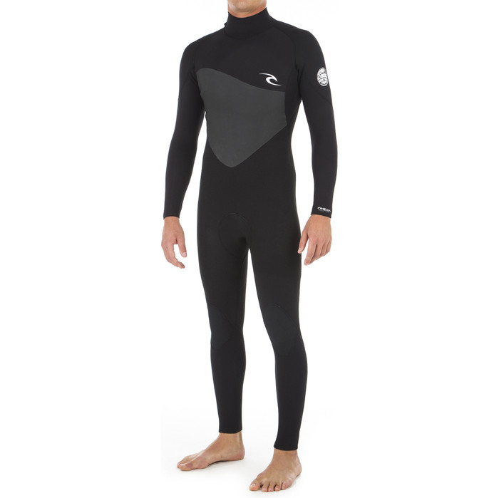 2021 Rip Curl Omega 3/2mm GBS Back Zip Wetsuit BLACK WSM8LM