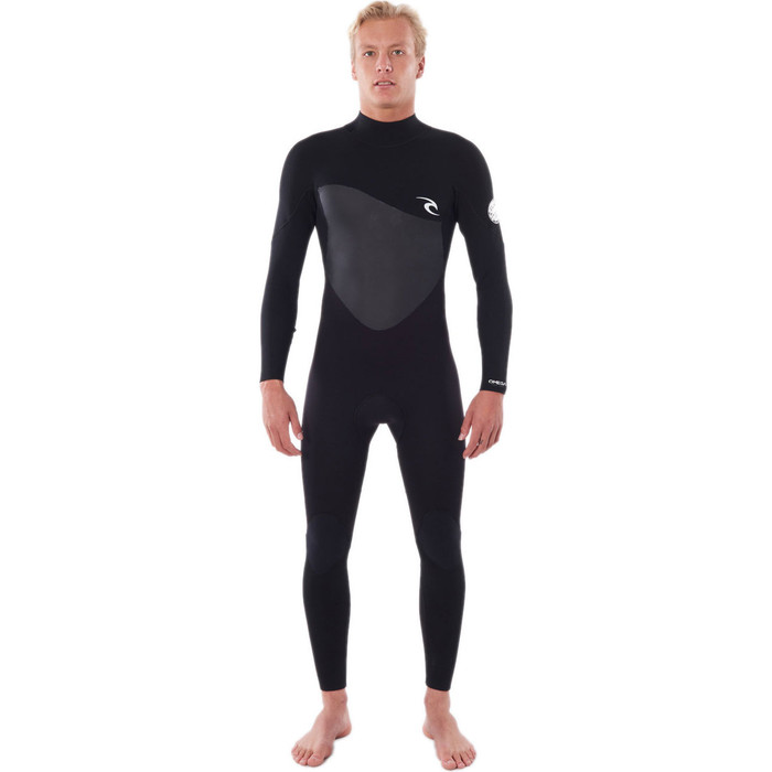 2021 Rip Curl Omega 4/3mm Back Zip Wetsuit BLACK WSM8JM