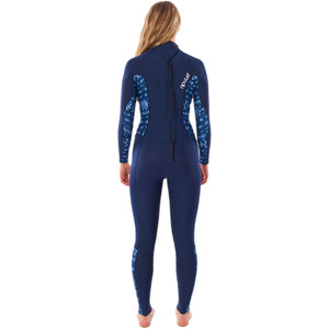 2021 Rip Curl Womens Dawn Patrol 3/2mm Back Zip Wetsuit WSM9NS - Mid Blue