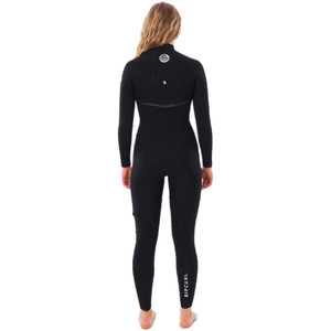 2023 Rip Curl Womens E-Bomb 5/3mm Zip Free Wetsuit WSMYJG - Black