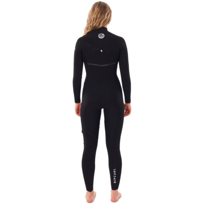 2023 Rip Curl Womens E-Bomb 4/3mm Zip Free Wetsuit WSMYIG - Black