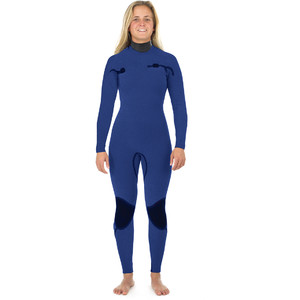 2020 Rip Curl Mujer G-Bomb 5/3mm Traje De Neopreno Zip Free Navy Wsm8jg