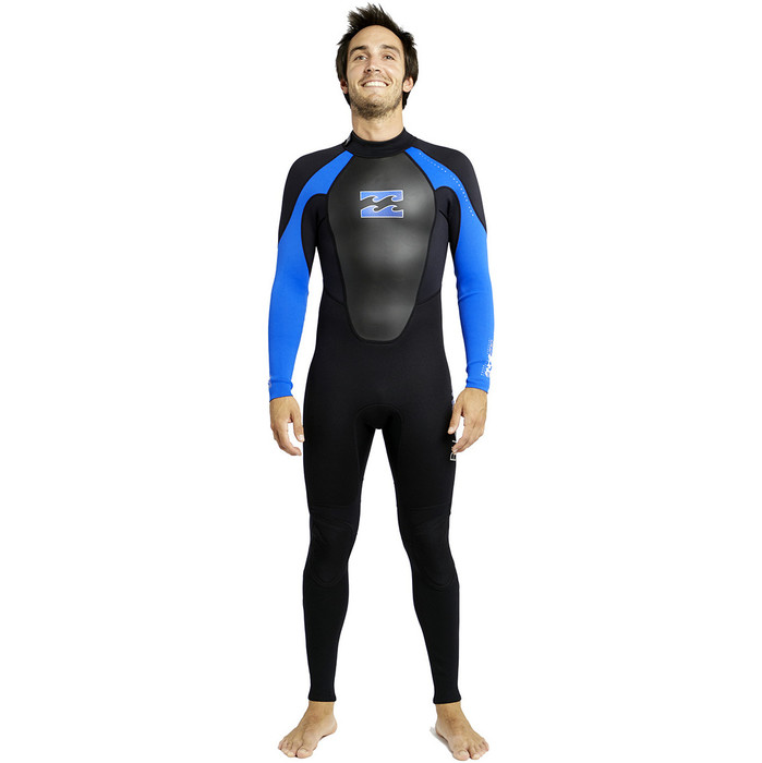 Billabong Intruder 3/2mm Flatlock Wetsuit BLACK / BLUE S43M03