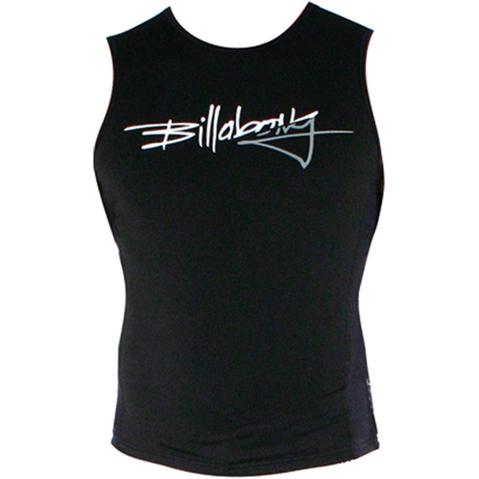 Billabong Lycra Furnace Polypro Vest in BLACK S4MY59