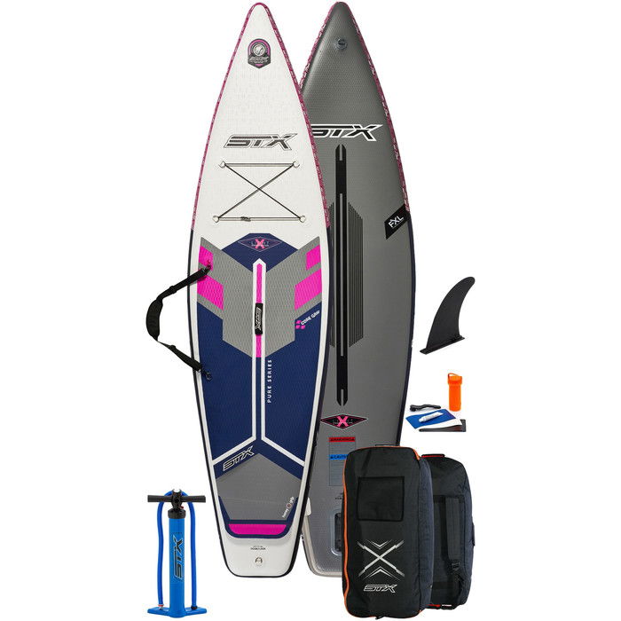 Paquete De Tabla De Stand Up Paddle Board Surf Hinchable Stx Touring Pure 10'6 2021 - Tabla, Remo, Bolso, Inflador Y Leash -