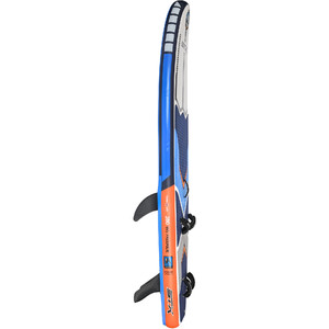 2019 STX Inflatable Windsurf 280 Stand Up Paddle Board, Bag, Pump & Leash 280x85x6 Blue / Orange 70635