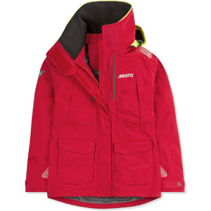 Musto 2020 Musto Mujer Br2 Offshore Chaqueta Y Pantaln - Rojo / Negro