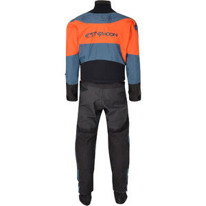 2024 Typhoon Multisport Traje Seco 5 Rapid Con Cremallera Y Forro Interior 100181 - Teal / Naranja