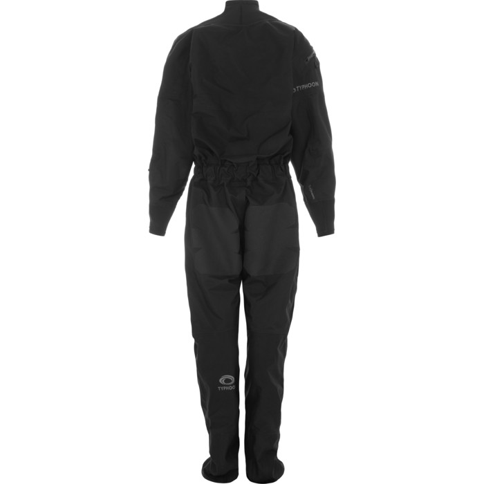 2024 Typhoon Womens Ezeedon Front Zip Drysuit 100192 - Black / Grey