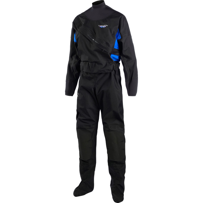 Typhoon LADIES Ezeedon 3 Front Zip Drysuit BLACK / Blue 100147