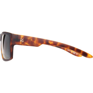 2021 US The Helios Sunglasses 941 - Matte Tortoise Shell / Vintage Grey Lenses