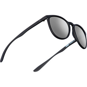 2021 US The Nobis Sunglasses 2472 - Matte Black / Vintage Grey Silver Chrome Lenses