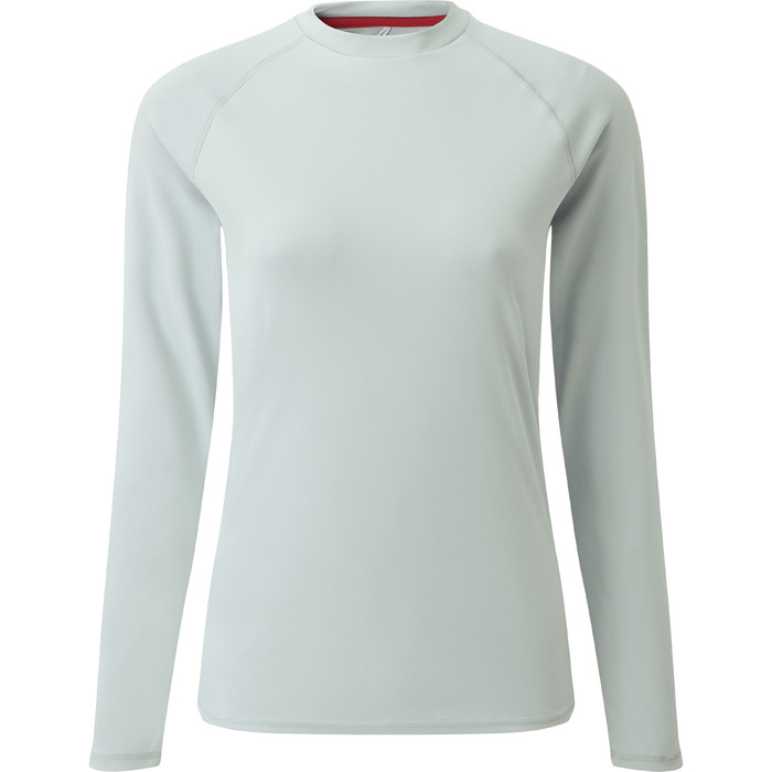 2024 Gill Womens Long Sleeve UV Tec Tee Grey UV011W