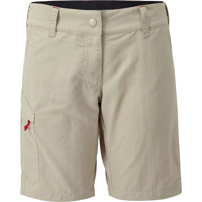 2024 Gill Mujer Uv Tec Shorts Khaki Uv012w