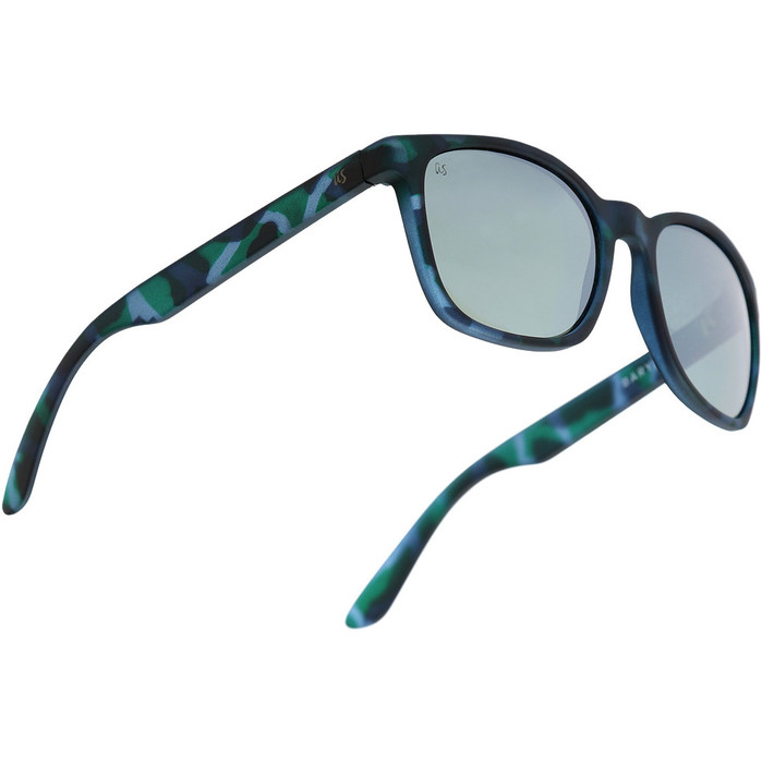 2021 Us Barys Sunglasses 820 - Blue Tortoise / Grey Silver Chrome