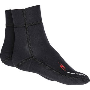 2024 Rip Curl 1.5mm Calcetines De Aleta De Neopreno Negro Wbo7fm