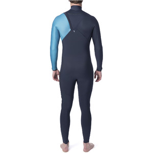 2020 Neopreno Rip Curl E-bomb Para Hombre 5/3mm Zip Free Azul Wsm8pe