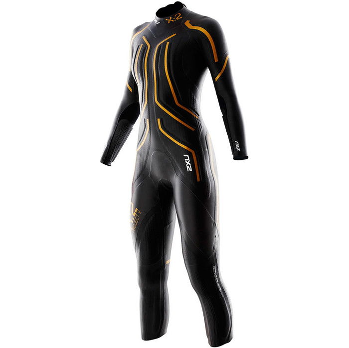 2XU Seoras X: 2 Proyecto X TRIATHLON Wetsuit en Negro / Oro WW1825