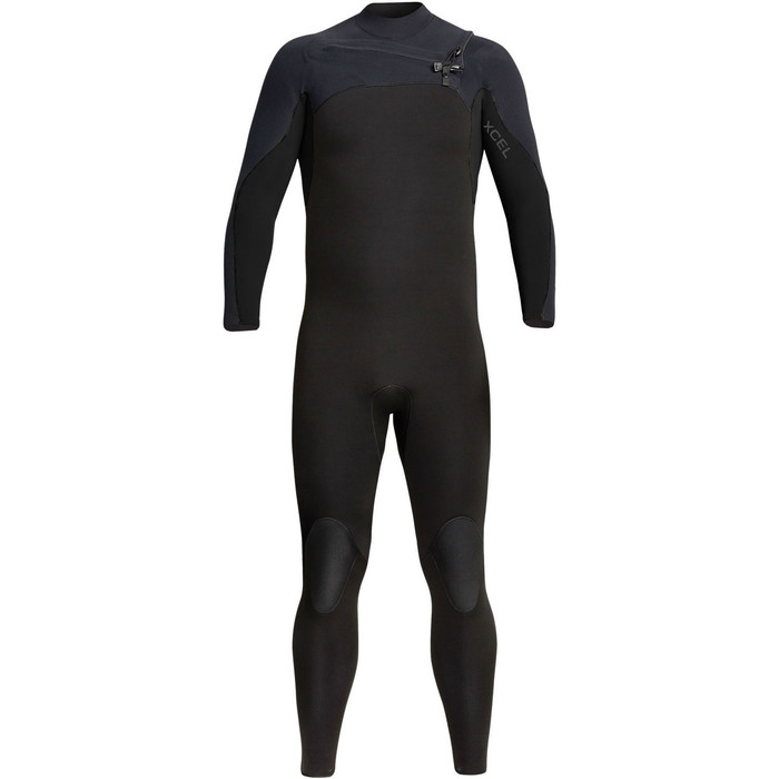 2024 Xcel Hombres Phoenix 5/4mm Chest Zip Neopreno MN54GBX0B - Black