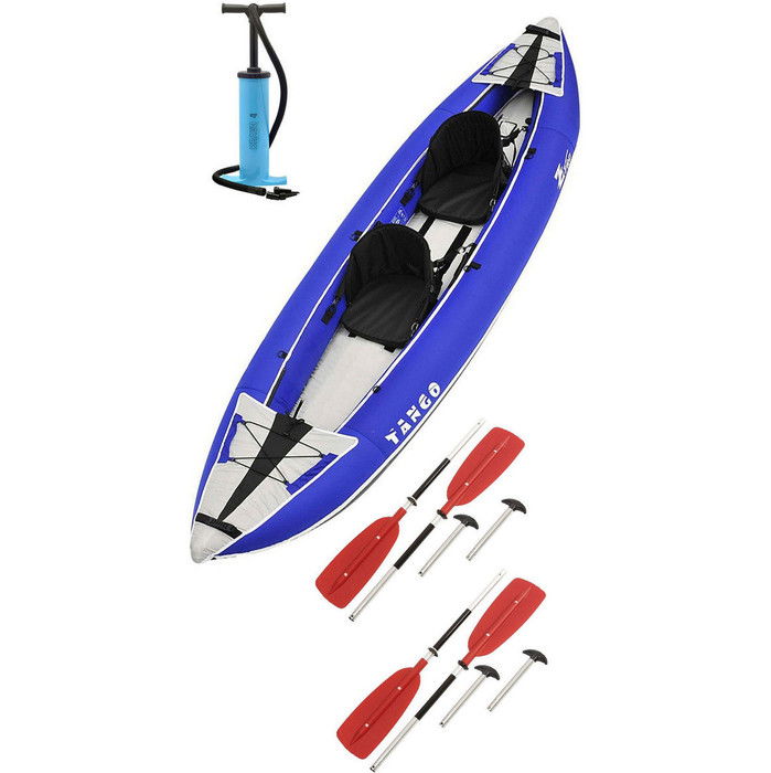 2024 Z-pro Tango 200 Paquete De Kayak Inflable, Remo Y Bomba Para 1-2 Personas Ta200 Azul