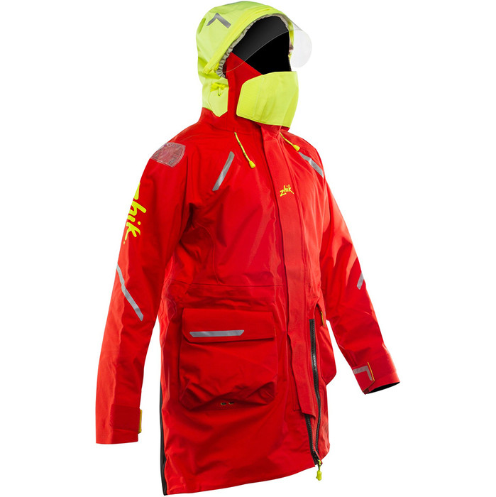 2024 Zhik Hombres Isotak X Ocean Chaqueta - Red