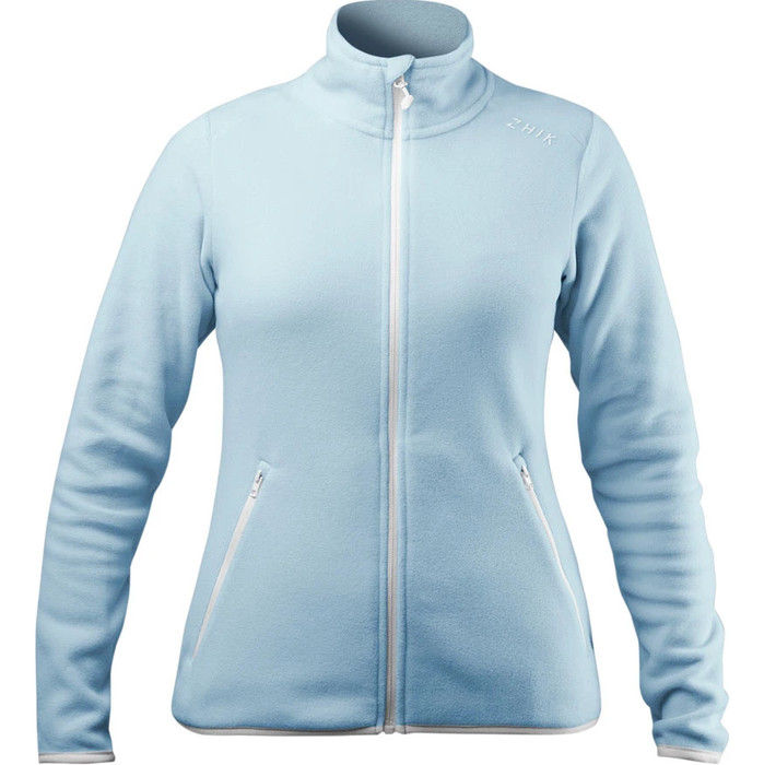 2023 Zhik Womens Polartec Zip Fleece JKT-0032W - Ice