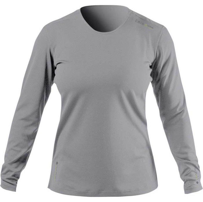 2024 Zhik Mujer Zhikdry Uv Active Camiseta De Manga Larga Atp0070w - Gris