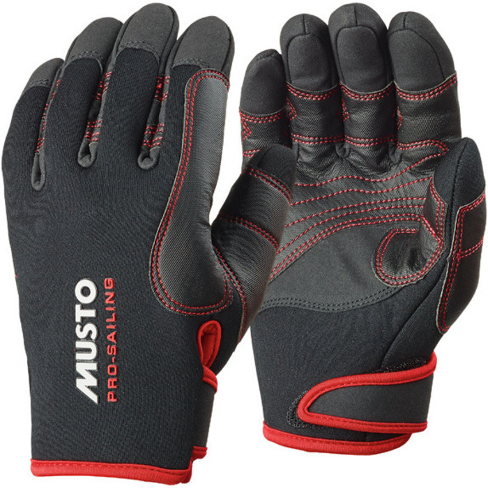 2022 Musto Performance Winter Long Finger Gloves BLACK AS0594