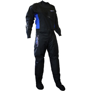 Typhoon LADIES Ezeedon 3 Front Zip Drysuit BLACK / Blue 100147