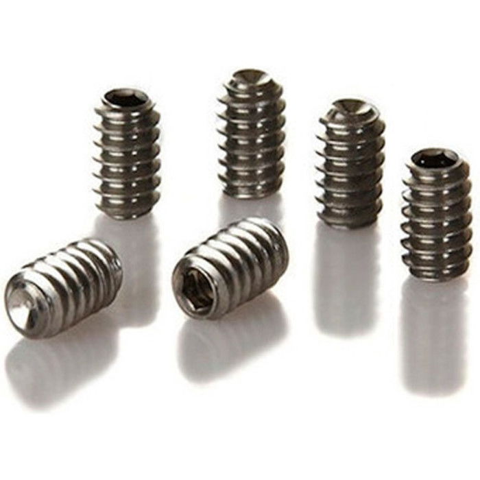 2024 Northcore FCS Compatible Fin Screws x 6 NH02 - Silver