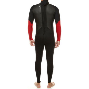 Traje De Neopreno Billabong Junior Intruder 3/2mm Flatlock Negro / Rojo S43b04